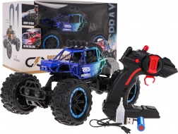 RC crawler REAL ROCK met rookfunctie 1:16 – Blauw