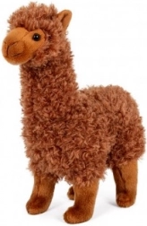 Plush Alpaca Lama 30 cm Brown