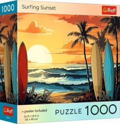 Trefl puzzle surf au coucher du soleil 1000 pièces