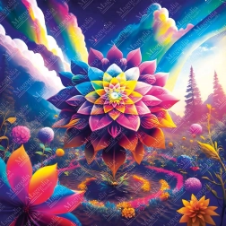Flower of Life Puzzle 1023 pieces MAGNOLIA