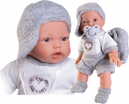 Poupée réaliste avec vêtements écologiques et sons