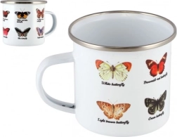 Enameled Mug with Butterflies