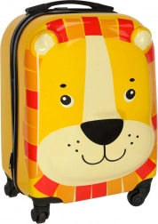 Children's rolling travel suitcase - lion