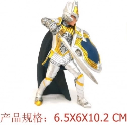 Knight Figurine in White Armor