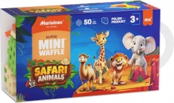 Klocki Mini Waffle - Safari Zwierzątka 50 elementów