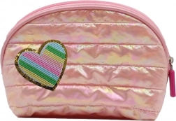 Luftig lyserød kosmetikpung