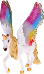 Pegasus Unicorn Figurine with Rainbow Wings