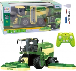 Entertaining RC Combine Harvester with Mower and Steam Effect