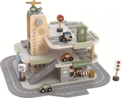 wooden garage with road 2Kids Toys