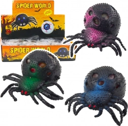 Antistressz szorongatható pók zselés golyókkal