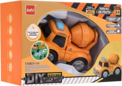 Interaktivní hračkový náklaďák s míchačkou na magnety