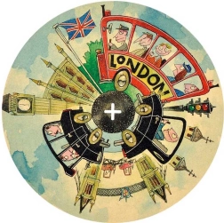 ARToy City Disk Around the World: London – mechanical wooden model