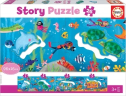 EDUCA Children's Panoramic Puzzle Underwater World