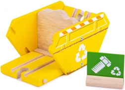 Wooden Recycling Container for BIGJIGS RAIL Train Set
