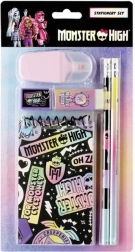 Monster High School Set with Notebook and Writing Supplies