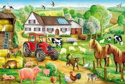 Puzzle On the Farm 100 Pieces for Children by SCHMIDT