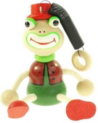 Rugózó béka – fa függő játék