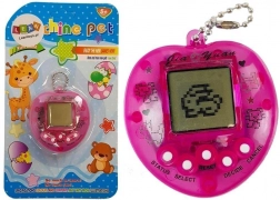 Electronic game TAMAGOTCHI pink with short chain