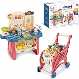 Woopie Supermarket with Cart and Accessories