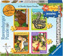 RAVENSBURGER Moje prve puzzle: Gruffalo 4u1 (2,3,4,5 dijelova)