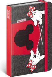 Minnie Mouse Lined Notebook 11 × 16 cm, 172 pages