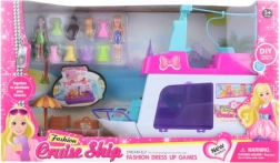 Båd til dukker med tilbehør