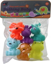 Zestaw tryskających zwierzątek do wanny dla dzieci