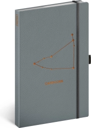 NOTIQUE Zodiac Capricorn Lined Notebook, 13 × 21 cm