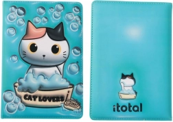 Beležnica A5 modra v trdih platnicah s penasto prevleko, 96 listov