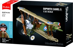 Sopwith Biplane Building Set - Model Bricks