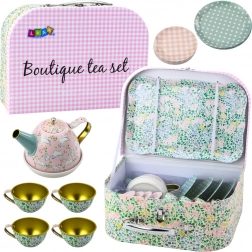 Tea set for children in a metal suitcase 15 pcs