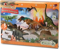 Adventskalender med dinosaurer fra Collecta