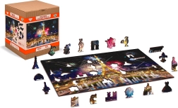Drevené puzzle Paríž v noci XL 600 – WOODEN CITY