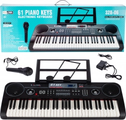 Elektronisch orgel 61 toetsen + microfoon