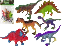 Set of Colorful Dinosaur Figures (6 pcs)