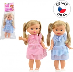 Dukke med fletninger og seler