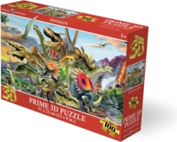 Puzzle 3D dinosauri 100 pezzi