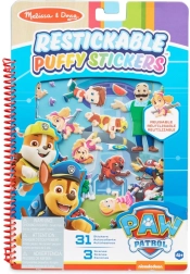 Adesivi puffy riutilizzabili PAW PATROL – libro attività 19 × 28 cm