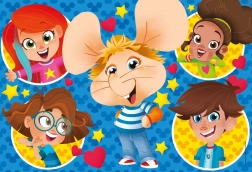 Clementoni puzzle Mouse Gigio MAXI 24 pieces