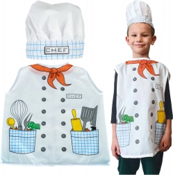 Children's Chef Costume 3-8 Years