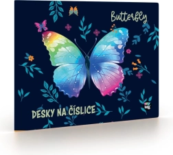 Teczki na cyfry Motyl dla pierwszej klasy