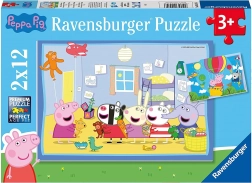 Praščica Peppa: Peppine pustolovine puzzle 2x12 dijelova