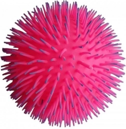 Light-up Fuzzy Ball – Bouncy Sensory Ball in Marbled Colors
