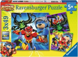 Ravensburger puzzle Power Players 3×49 dijelova