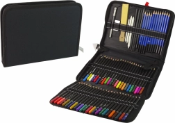 Little Artist Set – colored pencils, pencils and charcoal in a case, 95 pcs