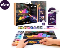 Okto peinture avec pâte à modeler – Opéra de Sydney 30 × 40 cm