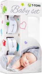 Dárkový baby set T-TOMI – bílý