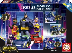 Educa puzzle Batwheels 4u1