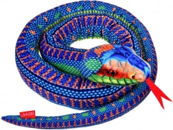 Giocattolo di peluche realistico serpente blu 180 cm