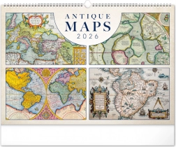 Nástěnný kalendář Staré mapy 2026